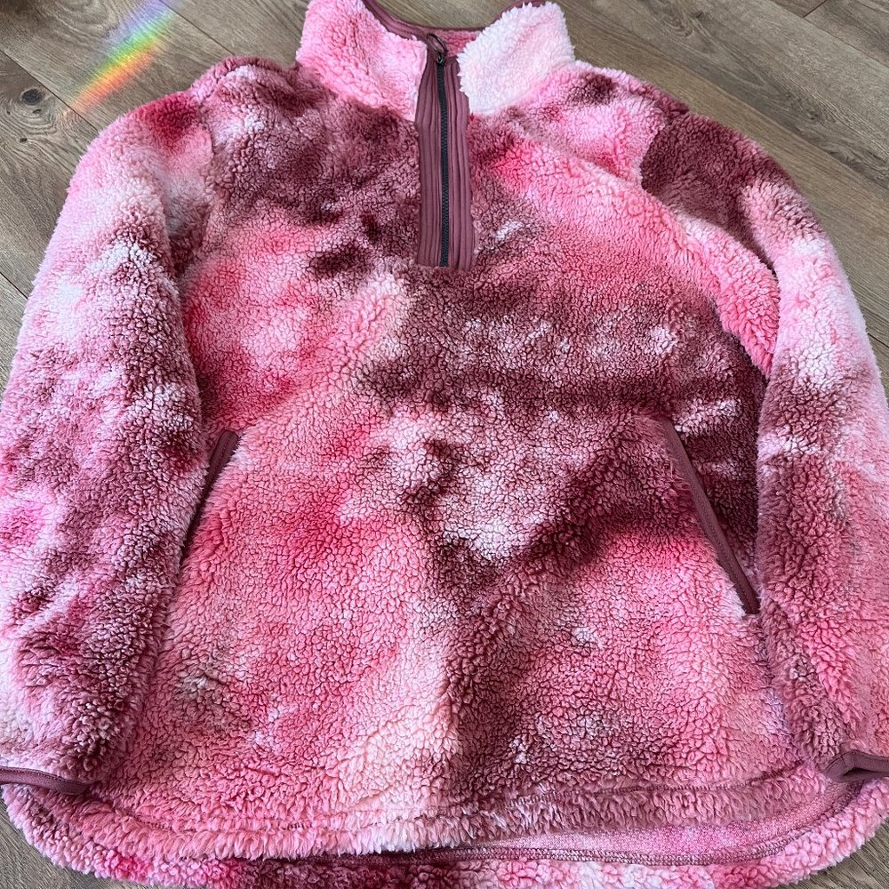 te verde, xl, pink tie dye